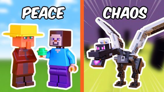 I simulated a LEGO MINECRAFT civilization…