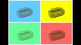 LEGO Modern Couch — Tutorial