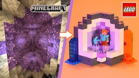 Minecraft Amethist Geode IN LEGO!!